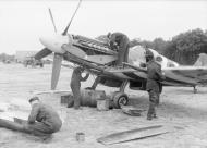 Asisbiz Spitfire XIV RAF 91Sqn at West Malling Kent 1944 45