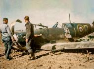 Asisbiz Spitfire MkIa cvt Va RAF 92Sqn QJR X4476 lost escorting Blenheims to Hazebrouck 3rd Jul 1941 eBay 02