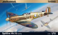 Asisbiz Spitfire MkVb RAF 92Sqn QJN W3257 PO Donald E Kingaby RAF Biggin Hill England Jul Aug 1941 profile by Eduard 0B