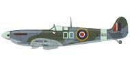 Asisbiz Spitfire FIXc RAF 312 Wing DO WCmdr Jaroslav Hlado LZ920 Bradwell Bay 1944 45 profile by Eduard 0A