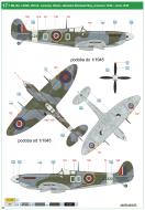 Asisbiz Spitfire FIXc RAF 312 Wing DO WCmdr Jaroslav Hlado LZ920 Bradwell Bay 1944 45 profile by Eduard 0B