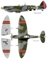 Asisbiz Spitfire LFIX RAF 132FW Norwegian RAB PV181 profile by Bjornar Noras 0A