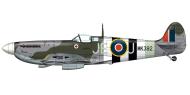 Asisbiz Spitfire LFIX RAF 144 Wing JEJ MK392 Johhnnie Johnson OC MK392 1944 0A