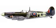 Asisbiz Spitfire LFVc RAF 142 Wing JMC Wing Commander John M Checketts AB509 England 1944 0A