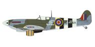 Asisbiz Spitfire MkIXe RAF 144 Wing JEJ WCmdr JE Johnson CO MK329 Jun 1944 profile by Eduard 0A