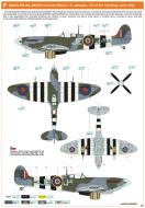Asisbiz Spitfire MkIXe RAF 144 Wing JEJ WCmdr JE Johnson CO MK329 Jun 1944 profile by Eduard 0B