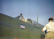 Asisbiz Spitfire MkVb RAF Air Vice Marshal Keith Park at Safi Malta 15 May 1943 IWM TR1068