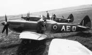 Asisbiz Spitfire XVI RCAF 402Sqn AEQ and AET named Refoogee II 1945 01