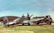 Asisbiz Spitfire FRXIV RCAF 414Sqn D NH757 Wunsdorf Germany Apr 1945 01