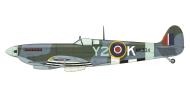 Asisbiz Spitfire LFIXc RAF 442Sqn Y2K MK304 Ford Sussex Aug 1944 profile by Eduard 0A