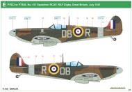 Asisbiz Spitfire MkIIa RCAF 411Sqn DBR P7923 RAF Digby England Jul 1941 profile by Eduard 0B
