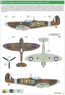 Asisbiz Spitfire MkIIa RCAF 411Sqn DBR P7923 RAF Digby England Jul 1941 profile by Eduard 0C