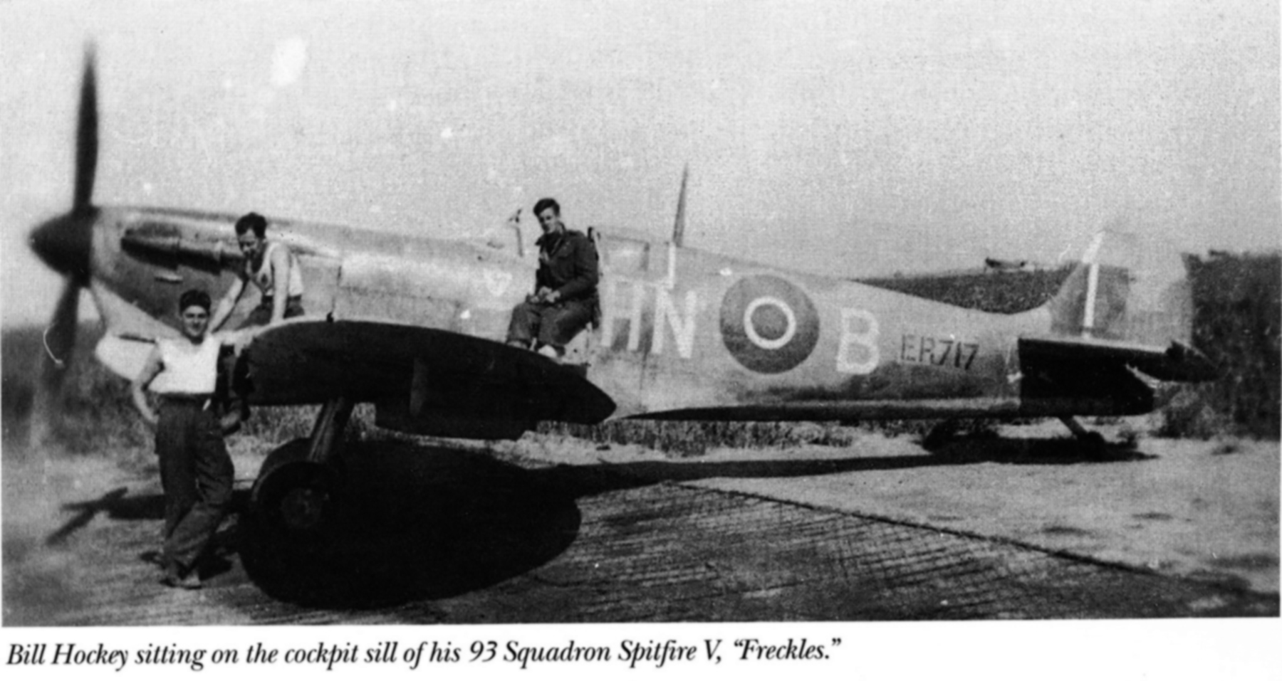 Spitfire MkVbTrop RAF 93Sqn HNB Bill Hockey ER717 North Africa 1943 01