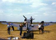 Asisbiz Great colour photos showing Spitfires being rearmed England 02