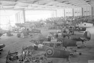 Asisbiz MU Spitfires RAF 144 Maintenance Unit at Maison Blanche Algeria IWM CNA4097