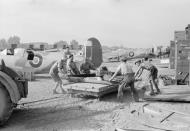 Asisbiz Spitfire HFVIII RAF 145 Maintenance Unit JF809 at Cazes Airport Casablanca Morocco Nov 1942 IWM CNA2191