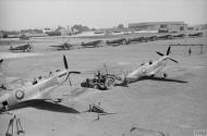 Asisbiz Spitfire HFVIII RAF 145 Maintenance Unit at Cazes Airport Casablance Morocco IWM CNA2215