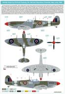 Asisbiz Spitfire IXc RAF 225Sqn WUS flown by FO Kurt Taussig EN199 at Peretola Italy 1945 0A