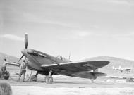 Asisbiz Spitfire MKVbTrop RAF 232Sqn EFD Mustapha ER557 in its dispersal at Tingley Algeria IWM CNA286