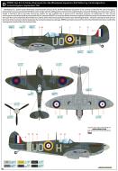 Asisbiz Spitfire MkIIb RAF 266Sqn UOH Sgt Eric S Dicks Sherwood P8505 Wittering Sep 1941 Eduard 0B