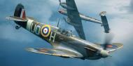 Asisbiz Spitfire MkIIb RAF 266Sqn UOH Sgt Eric S Dicks Sherwood P8505 Wittering Sep 1941 Eduard boxart 0A