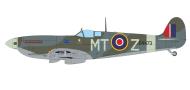 Asisbiz Spitfire MkIX RAF 122Sqn MTZ SLdr Donald E Kingaby EN473 RAF Hornchurch Apr 1943 by Eduard 0A