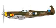 Asisbiz Spitfire MkVIII RAF 155Sqn DGA flown by FLt Paul Ostrander MV483 Burma 1945 0A