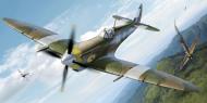 Asisbiz Spitfire MkVIII RAF 155Sqn DGA flown by FLt Paul Ostrander MV483 Burma 1945 by Eduard 0A