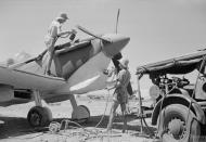 Asisbiz Spitfire MkVc RAF 144 Maintenance Unit at Maison Blanche Algeria IWM CNA2259