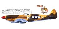 Asisbiz Spitfire HFVIII USAAF 12AF 31FG308FS HLX Fargo Express Lt Molland Pomigliano Naples Italy 1944 0A