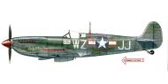 Asisbiz Spitfire MkIXc USAAF 12AF 31FG309FS John Fawcett WZJJ Castel Volturno Italy 1944 0A
