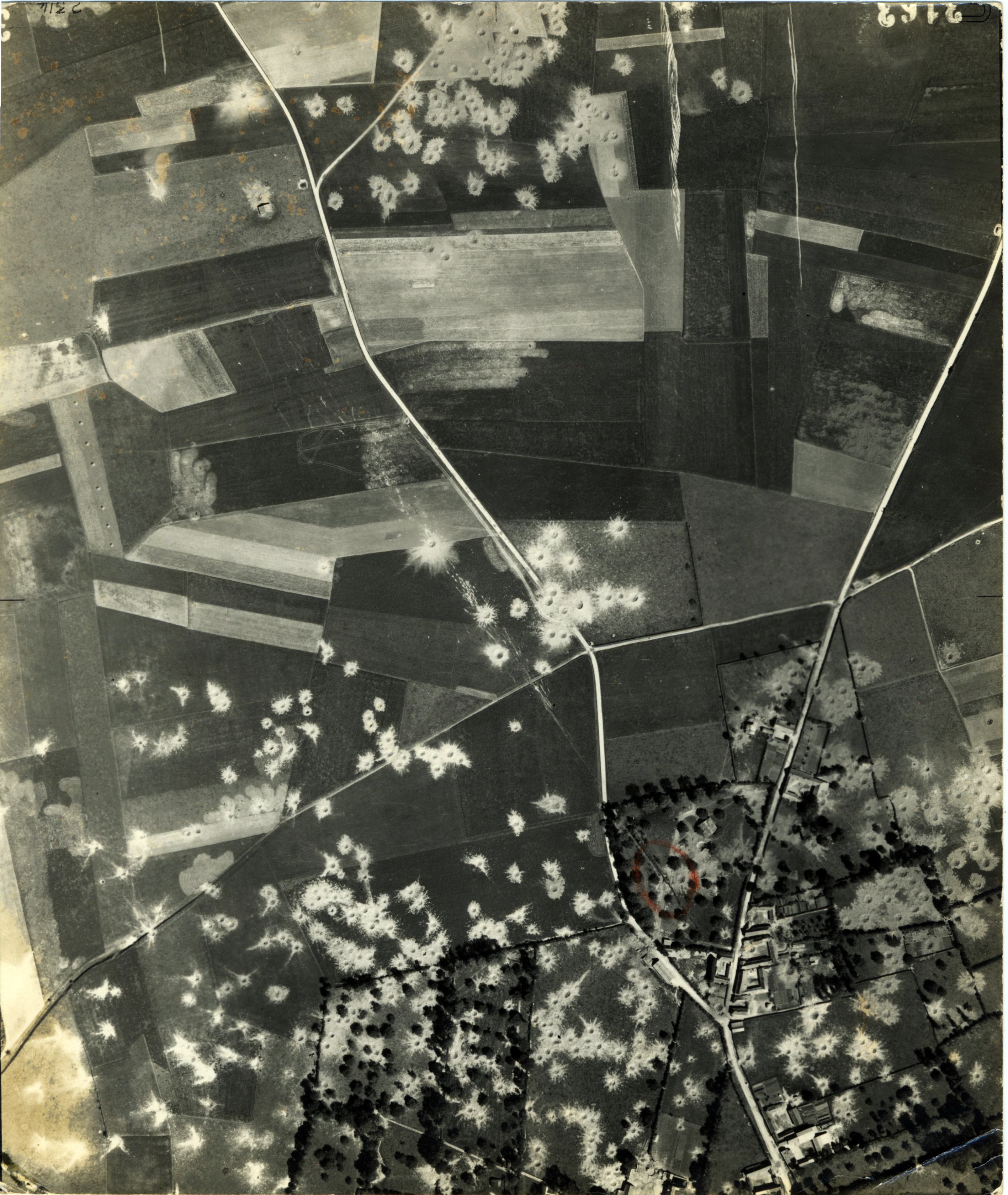 USAAAF 7PG22FS aerial recon photo to Fleury Pas de Calais V Weapons Noball France July 6 1944 01