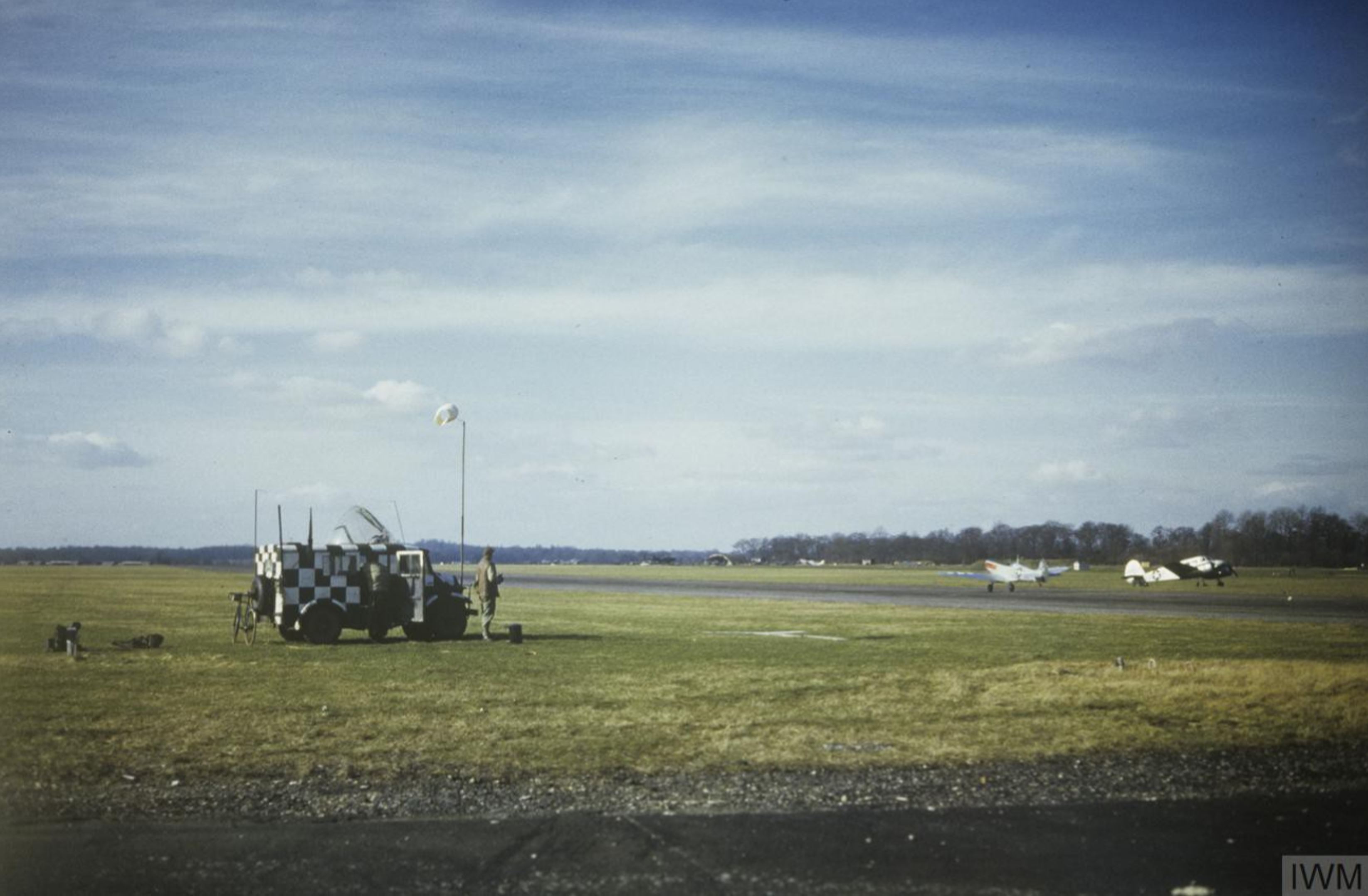 Spitfire PRXIT USAAF 7PG7PS PA842 takes off Mount Farm 1944 FRE5370