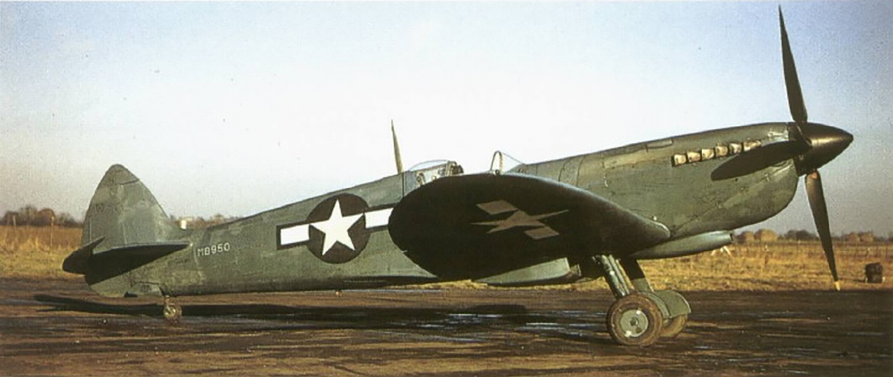 Spitfire PRXIT USAAF 7PRG14PS MB950 Oxfordshire 1944 02