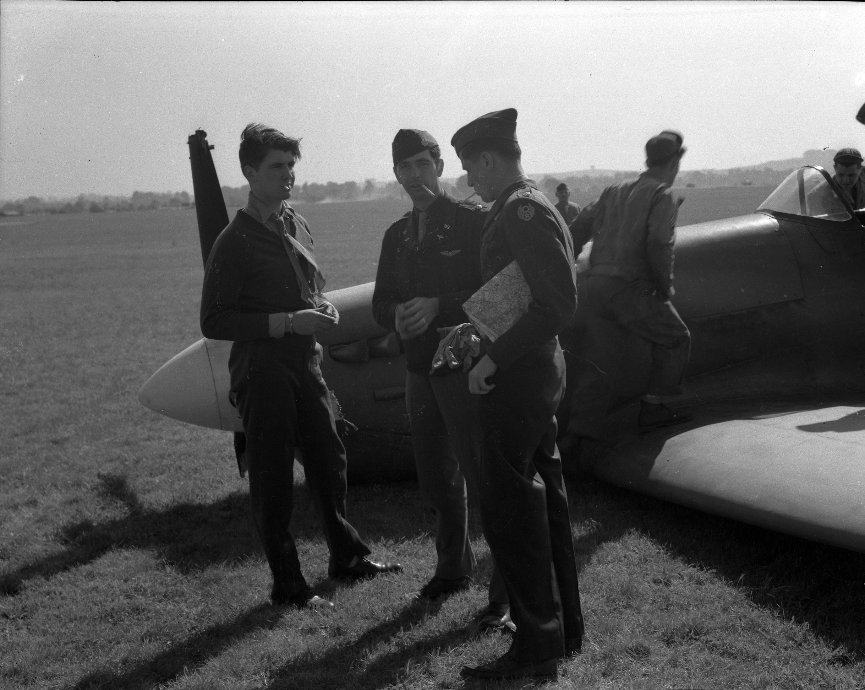 Spitfire PRXIT USAAF Belly Landing PA944 Oxfordshire 12th Sep 1944 02