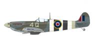 Asisbiz Spitfire MkVb USN VCS 7 4Q Slt DW Barraclough BL547 RAF Lee on Solent Hampshire UK June 1944 Eduard 0A