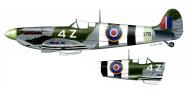 Asisbiz Spitfire MkVb USN VCS 7 4Z Robert Doyle Normandy 1944 0A