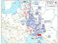 Asisbiz A Map of Eastern Europe showing the Soviet offensive from 17 July to 1st Dec 1943 0A