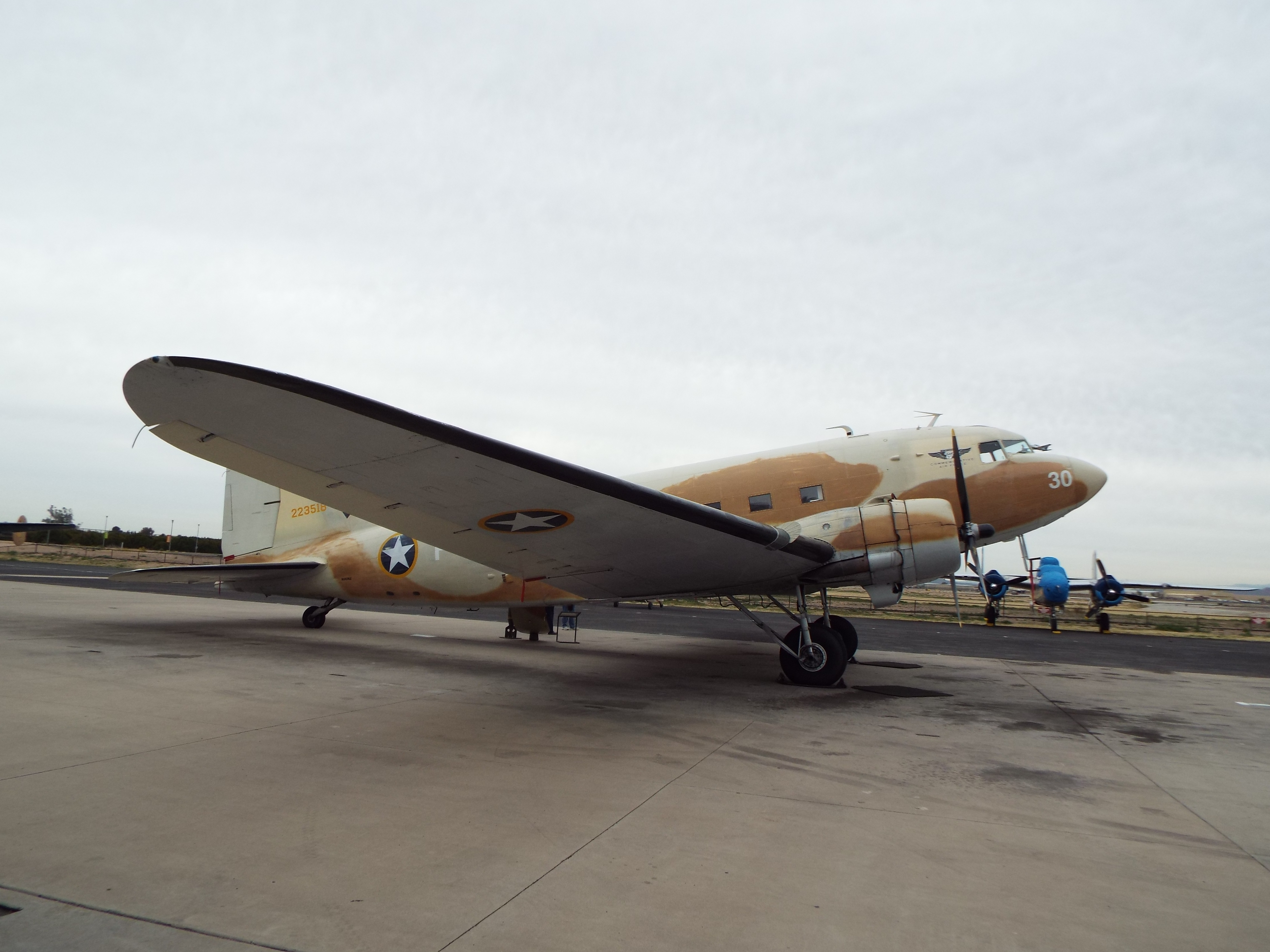 Airworthy Mesa Arizona Commemorative Air Force Museum Douglas C 47 Skytrain Dakota Old Number 30 01