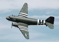 Asisbiz Airworthy C 47A Skytrain warbird showing J8B based in Devon England during the D Day Normandy invasion 01