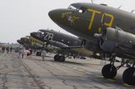 Asisbiz Airworthy Douglas C 47 warbird lineup at Willow Run Michigan Airshow August 2017 01
