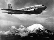 Asisbiz USN Douglas R4D 8 from VR 23 Codfish Airline over Mount Fuji Japan 1952 01