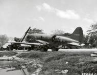 Asisbiz 42 101198 Curtiss C 46D Commando under going maintenance at Karachi India 15th Mar 1945 NA202