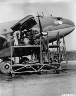Asisbiz 42 96636 Curtiss C 46D Commando 1333 AAF Base Unit under going maintenance at Karachi India NA109