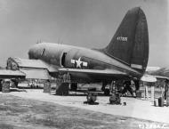 Asisbiz 44 77305 Curtiss C 46D Commando ATC being repaired from flak damage at Chittagong India 11th Mar 1945 NA198