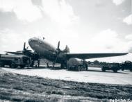 Asisbiz Curtiss C 46A Commando Air Transport Command Shooting Star being refueled India NA364
