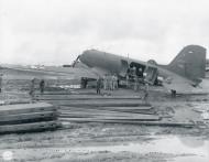 Asisbiz Douglas C 47A Dakota ATG unloading pipes by 775 Engineer's PDC at Meiktila 10th Aug 1944 NA259