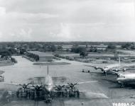Asisbiz Douglas C 54 ATC 1346 AAF Base Unit being refueled at Tezgaon India 1st Sep 1945 NA216