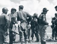 Asisbiz Myitkyina Strip Invasion leaders 2L BrigGen Frank Merrill at Myitkyina Burma 17th May 1944 NA033