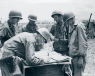 Asisbiz Myitkyina Strip Invasion leaders LtGen Joseph W Stilwell gets intell reports Burma 17th May 1944 NA035
